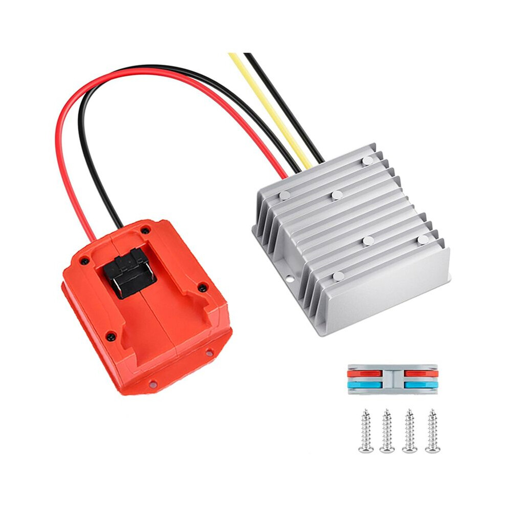 18V To 12V Step-Down Converter For Milwaukee 18V Power Wheel Battery Adapter Dc 12V 20A 240W Buck Converter Regulator 6131627734291
