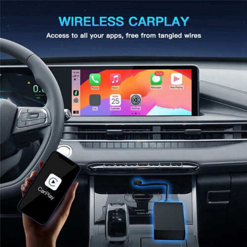 Plug and  Carbit Link to Wireless CarPlay Android AUTO Box Car Navigation  Car Machine Interconnection 2
