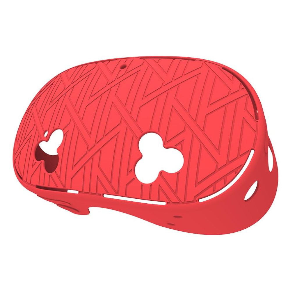 Vr Headset Protective Cover Quest 3S Compatible Scratchproof Dustproof Skin Vr Game Accessories Red 9119770761644