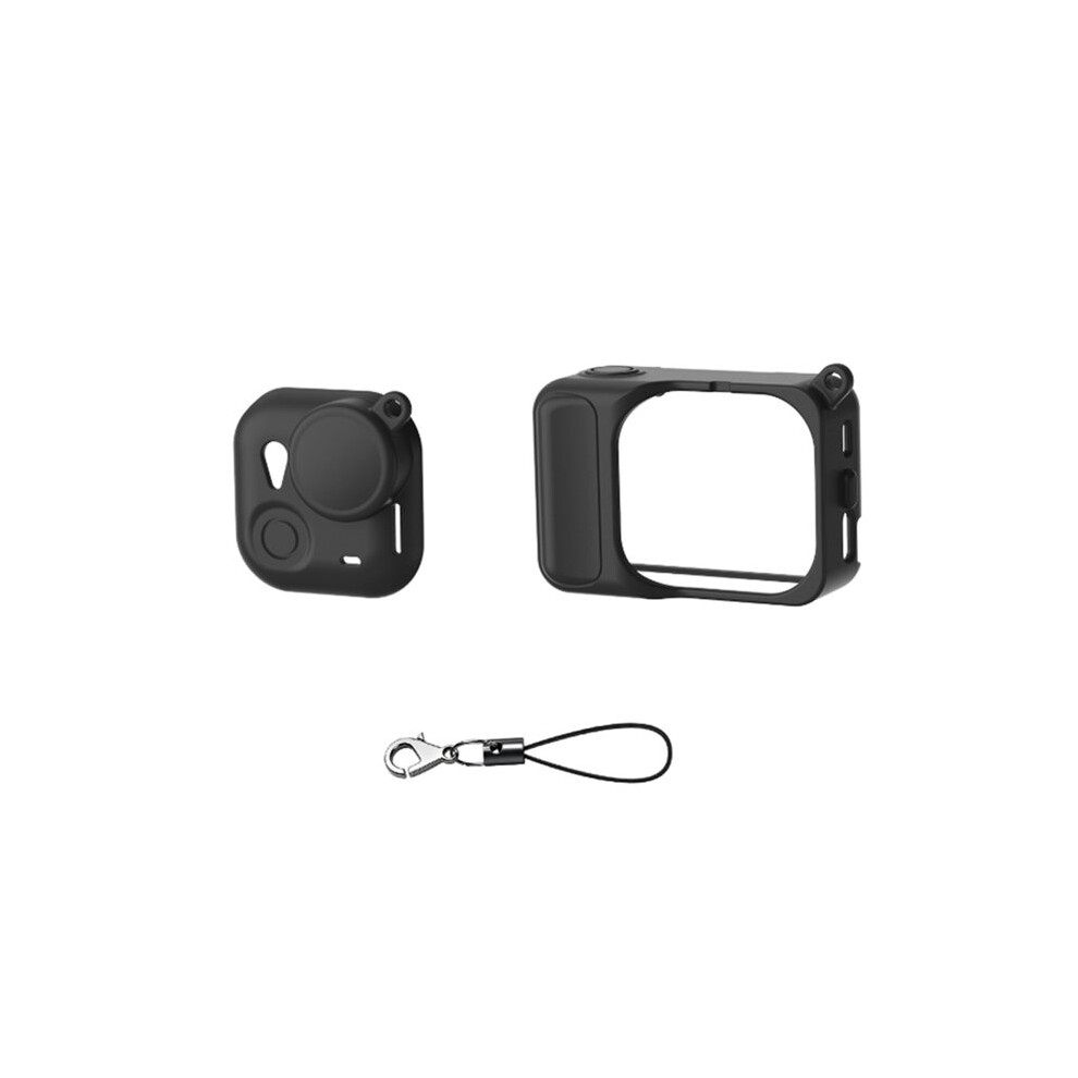 Silicone Protective Cover For Insta360 Go Ultra Action Camera Protective Cover With Lens Protection Accessories Black 6132924358760