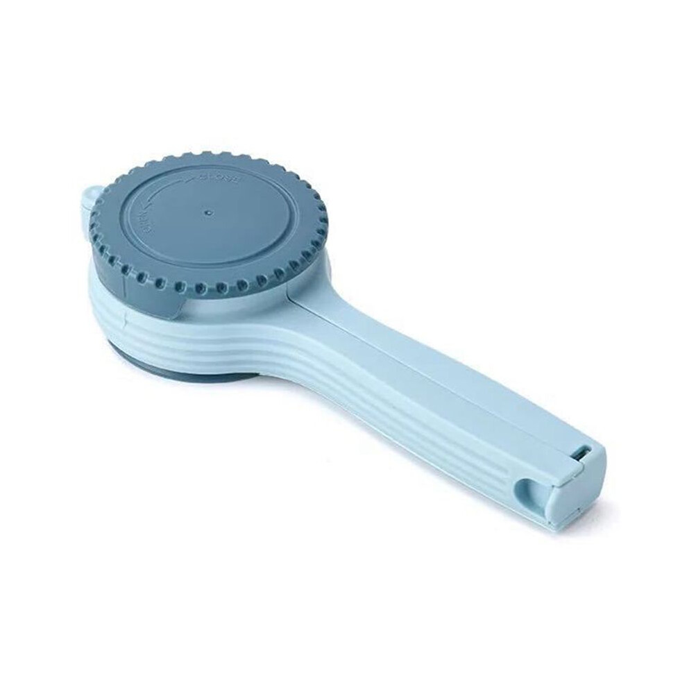 Food Storage Bag Sealing Clips Plastic Cap Sealer Clip With Pour Spouts Snack Storage Fresh Clamp Kitchen Organizer Blue 6132468386601