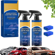 Car Ceramic Coating Spray 2PCS with Instant Protection, Scratch Shine and Waterless Cleaning