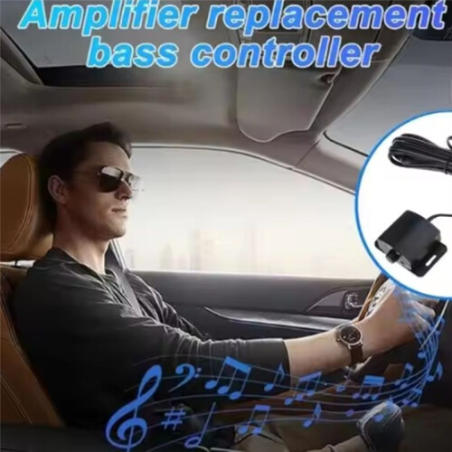 Car Bass Amplifier Remote Controller Amplifier for Car Audio Sound Volume Regulator with Cable 1