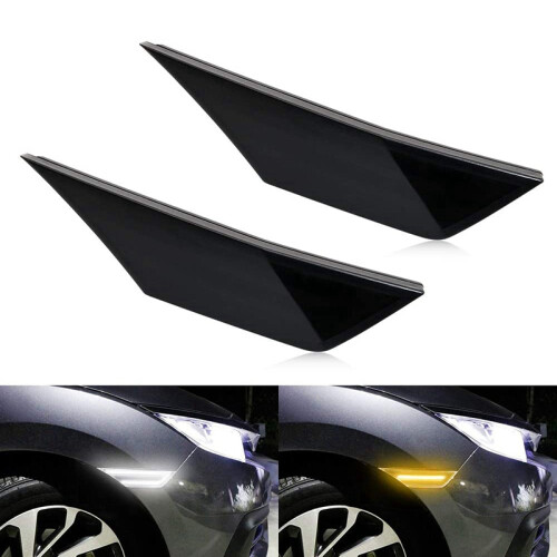 Car Sidemarker Lamps Front Side  Light Kit Turn Signal Light for   2016-2020 1