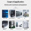 Outdoor Barbecue Airflows Boosters Three Speed USB Blower Fan 3