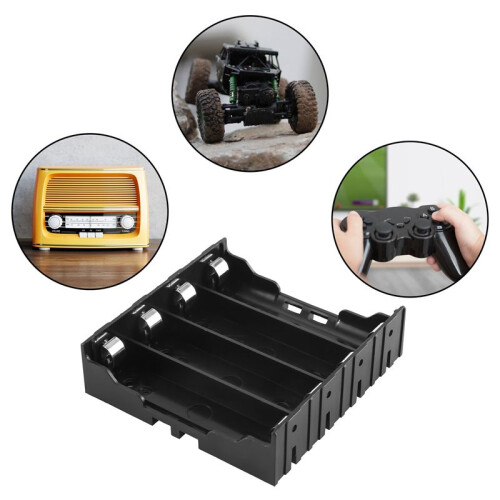 20Pcs Battery Holder Box Case Black for 4X 13.7V 18650 Battery 2