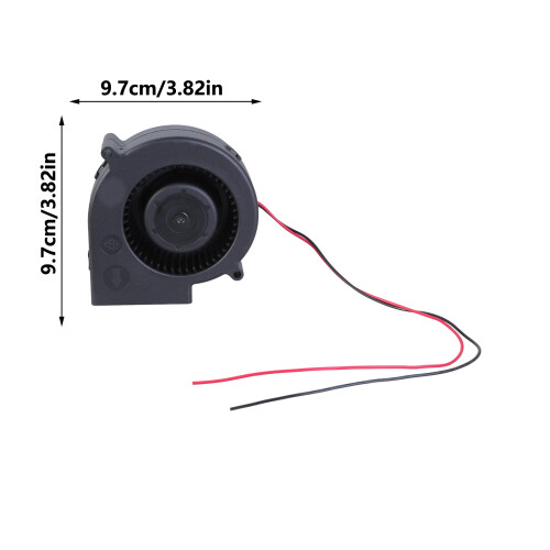 Efficiënte 5V luchtblazer koelventilator met 2 pins voor 2