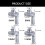 Multifunctional Handwheel for Milling-Inner diameter 10mm 4