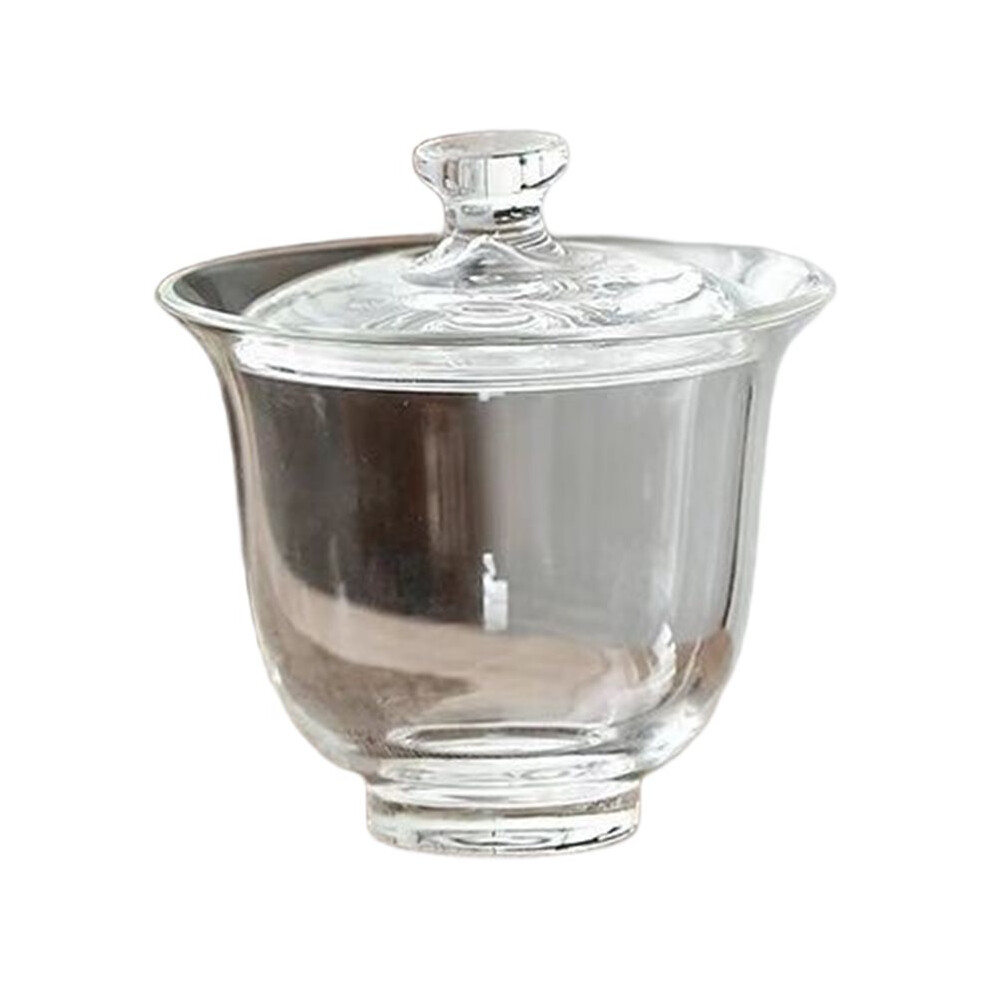 80Ml Transparent High Borosilicate Glass Tea Cover Bowl Tea Cup And Lid Heat Small Teacup Tea Set Acces 6133443836098