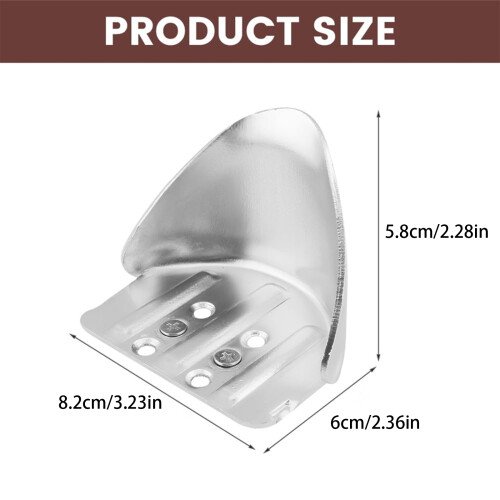 2 Pack Drywall Adjustable Metal Stilt Heel Bracket Replacement 1