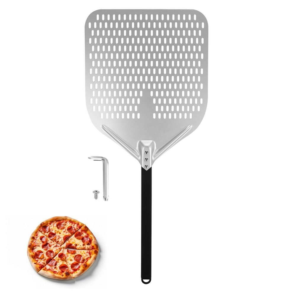 14-Inch Dural Punching Pizza Shovel Connecting Pizza Shovel Thick Oven Flipping And Transferring Pizza 16Inch Handle 6131032345594