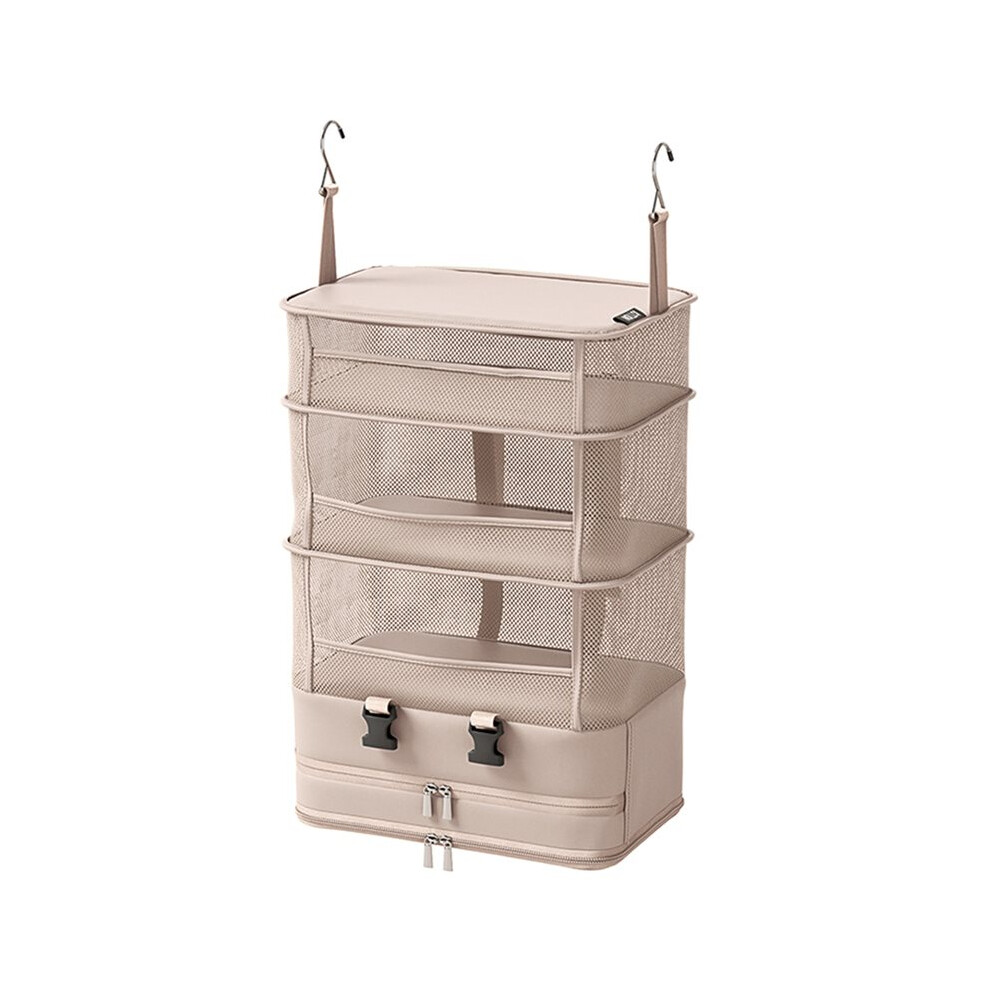 1Pc Multifunctional Three-Layer Hanging Travel Storage Bag Household Supplies Clothing Organizer Closet Organizer 4711486010396