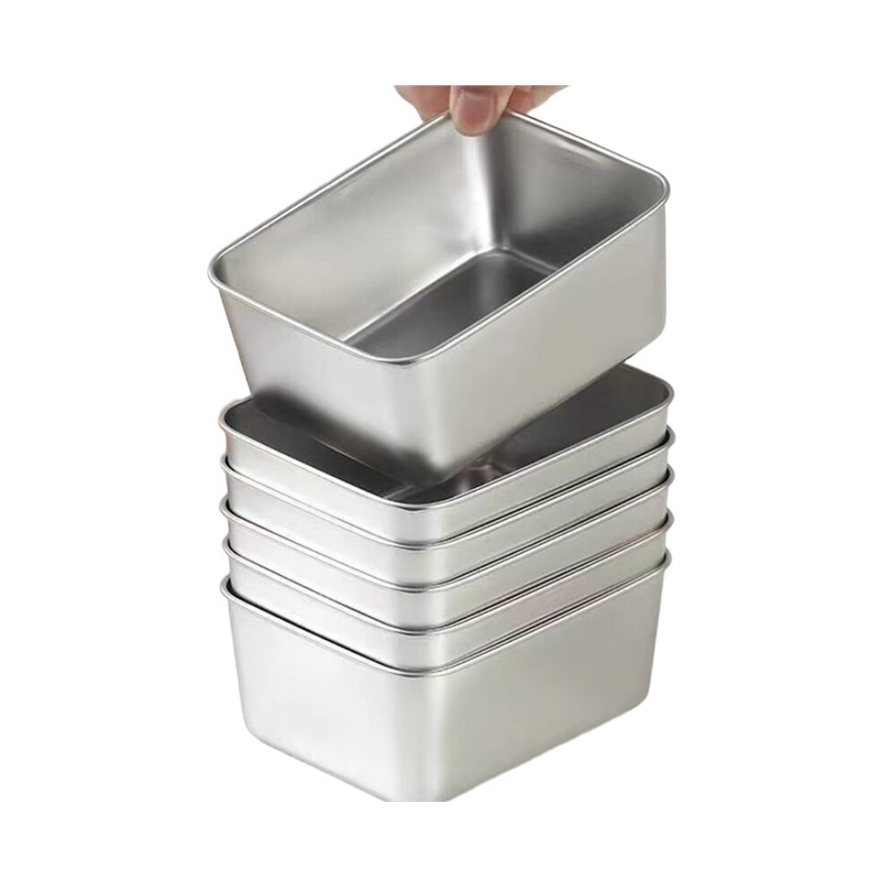 Stainless Steel Food Storage Containers Set With Lids - Leakproof, Stackable & Reusable For Camping, Picnics, School 6134064346966