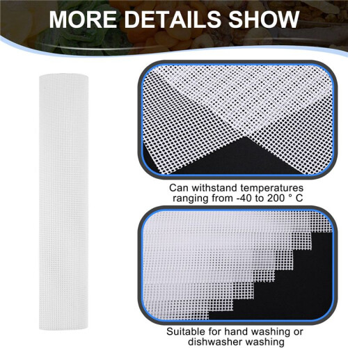 Non-Stick Silicone Dehydrator Sheets,Fruit Dehydrator Mats Reusable Steamer Mat Mesh Sheet for Fruit Dryer 8 Pcs 1