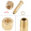High Pressure Brass Gas Valves Adapters Set With Gaskets For 6