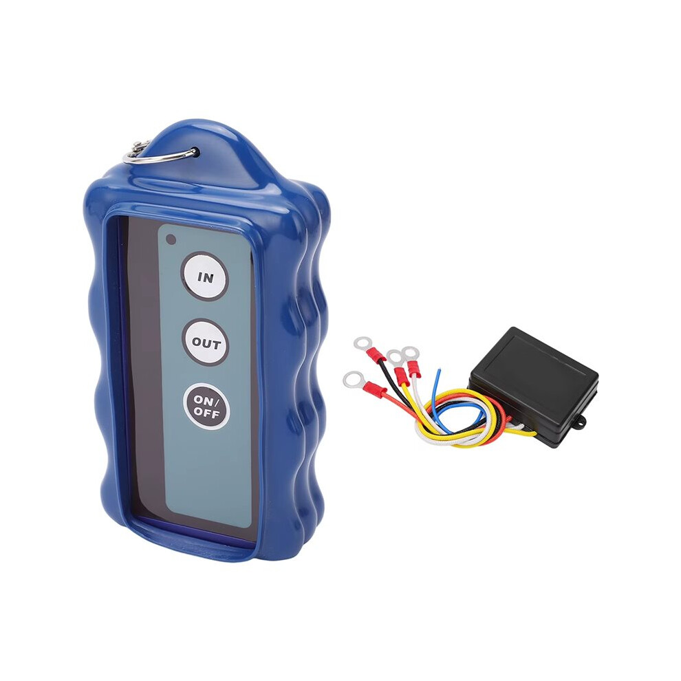 Wireless Winch Remote Control Universal 434Mhz Electric Winch Controller With Receiver Compatible With Truck Atv 4711652529363