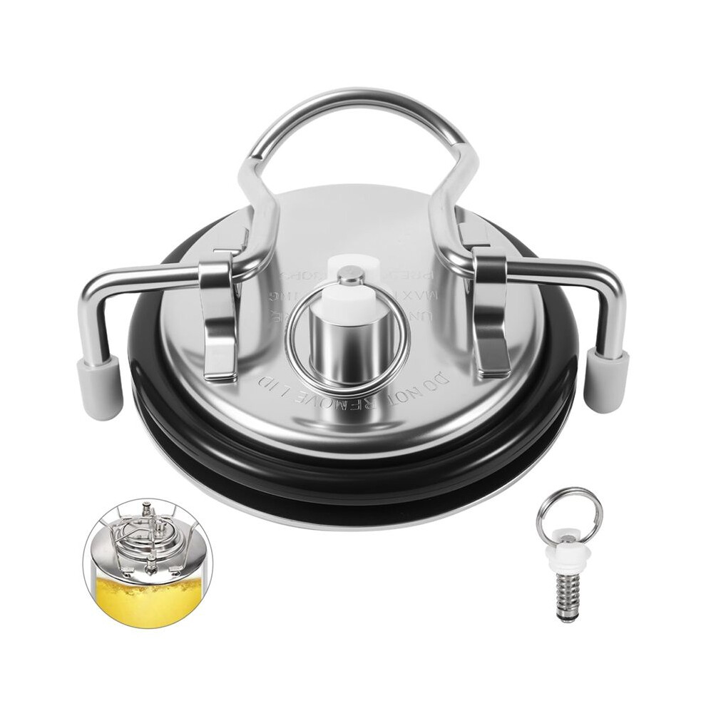 Stainless Steel Corny Keg Carbonation Lid Carbonation Leak-Proof Corny Keg Lid For Corny Cornelius Keg Replacement Parts 6132050808924