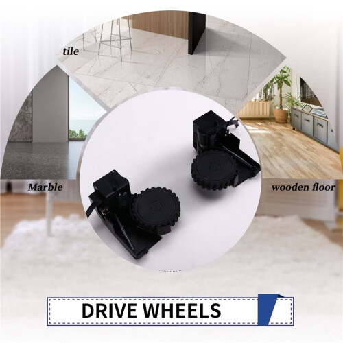 For Lydsto W2/Lydsto W2 Lite/Lydsto W2  Sweeper Left & Right Drive Wheels Pulley Roller 2