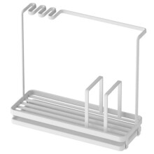 Kitchen Storage Rack Towel Sponge Drain Racks Sink Desktop Organizer Accessories Brush Storage Bathroom Soap Holder