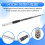 Antena de 27 Mhz 9 Polegadas um 51 Polegadas TelescóPicas/Haste Antenas HT para RáDio PortáTil/PortáTil CB com Conector BNC 4