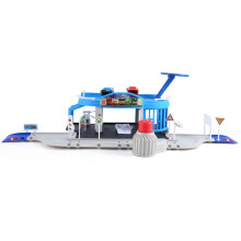 Cartoons Tayo the Little Bus Set Assembled Bus Station Parking Lot Car Runway Model with 2 Tayo Bus