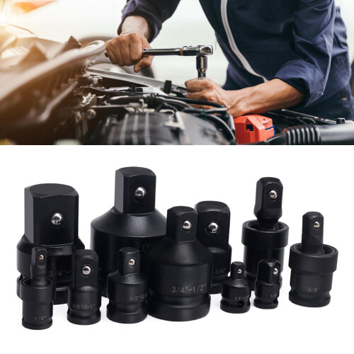 11 Piece Drive Socket Adapter and Reducer Set with Universal 1