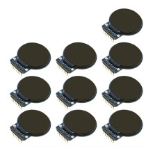 10Pcs 1.28in Round TFT LCD Display 240x240 Compatible with for ESP32 for DIY Watch Projects GC9A01 Driver
