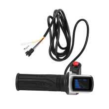 36V Elektrische Fiets Scooter Snelheid Gashendel LCD Display met Schakelaar EBike Twist Throttle Gaspedaal Stuurgreep