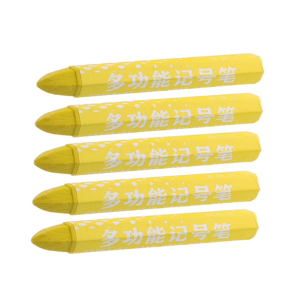 5Pcs Wax Tire Marker Pens And Crayons For Quick Marking On Cars, Bikes And Motorcycles 9001264006990