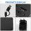 BLUEENDLESS Offline Clone Dual Protocol M.2 Ssd Case Ssd Docking Station Type C for  2 Bay SSD Enclosure EU Plug 2