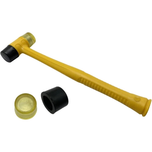 Soft Face Mallet Rubber DoubleFaced For DIY Glazing And Window Work Red 2