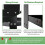 Office Cubicle Shelf Cubicle Storage Organizer Cubicle Accessories Height Adjustable Cubicle Corner Shelf with Hooks 4