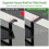 Office Cubicle Shelf Cubicle Storage Organizer Cubicle Accessories Height Adjustable Cubicle Corner Shelf with Hooks 3