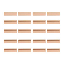 20 Pezzi Segnaposto In Legno Segnaposto da Tavolo In Legno Segnaposto per Matrimonio Messaggio Rustico Nome S Espositore