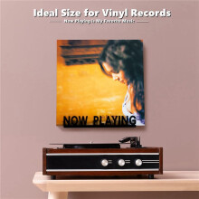 Wall Mount CD Record Display Stand Now Playing Acrylic Vinyl Record Shelf for Home Decoration White