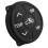 For  Prius 30 XW30 2009-2015 Prius C Aqua Button Multifunction Steering Wheel  Control Button Panel Rubber 7