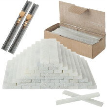 54PCS Soapstone Pen Flat White Soapstone Pencils Professional Welding Chalk for Welders for Removable Markings