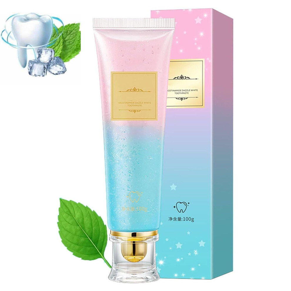 Whitening Toothpaste with Niacinamide for Teeth Whitening Boost and LongLasting Fresh Breath 1Pc