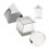4 Pack K9 Optical Crystal Photography Prism Set,Include 55mm ,50mm Square and Triangular Prism, 60mm Optical Pyramid 1