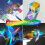 4 Pack K9 Optical Crystal Photography Prism Set,Include 55mm ,50mm Square and Triangular Prism, 60mm Optical Pyramid 4
