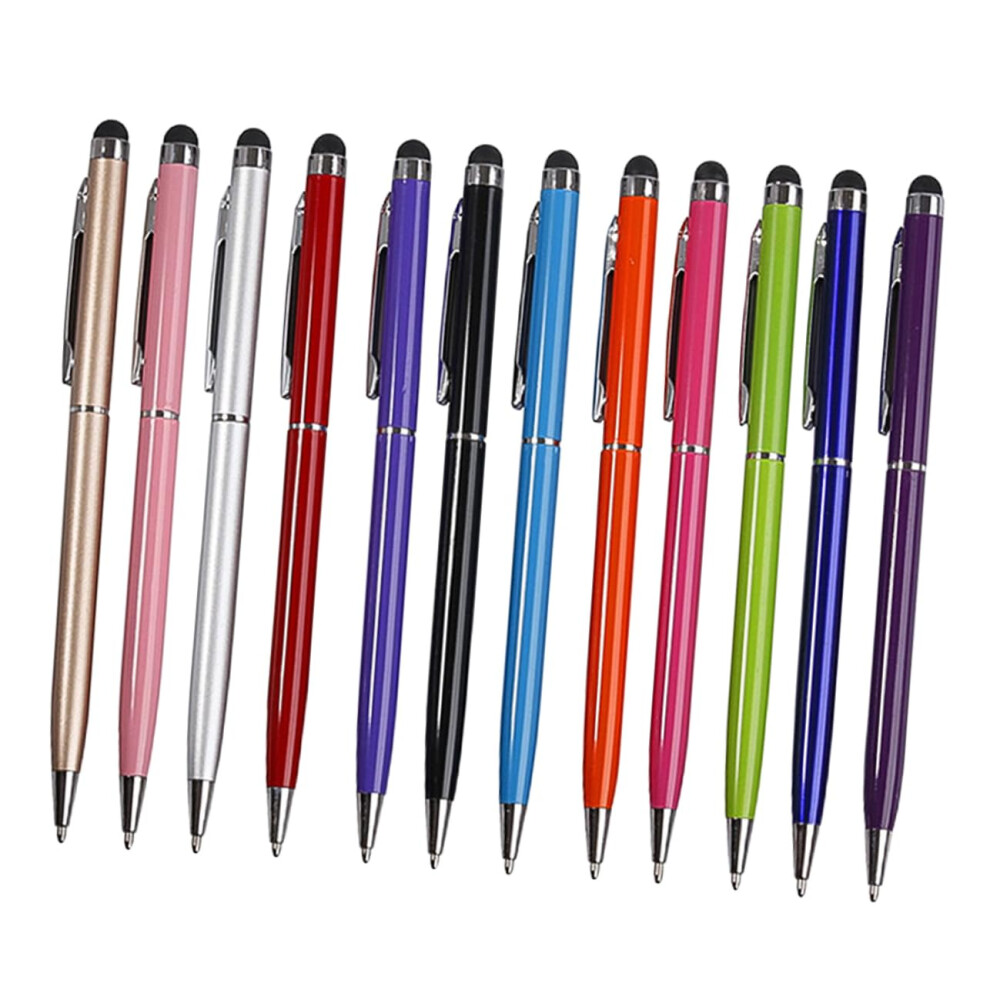 Ballpoint Pen Stylus 12 Pack For Tablets Drawing Tablet Pens School Office Writing Stationery Random Color 9001264007294