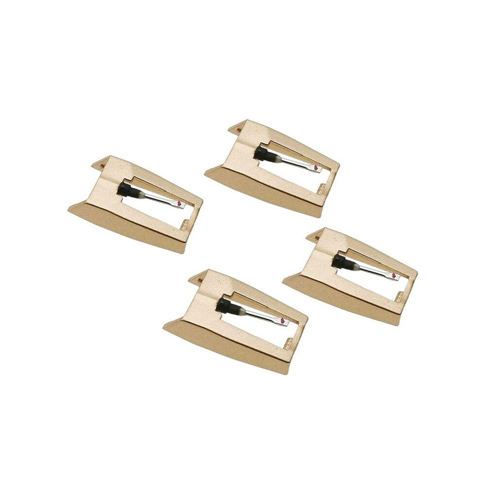 4Pcs Record Player Needle, Upgraded Record Needles Stylus Replacement For Crosley,Victrola,Jensen Turntable Golden 6131555062763
