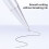 Pen MP3 Player USB Portable Music Player Multifunctional Student Writable Pen Player Silver 5