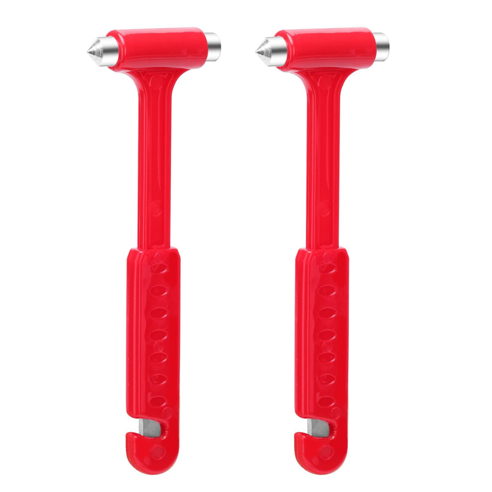 2Pack Car Emergency Escape Tool With Dualhead Safety Hammer And Quick Seatbelt Cutter For Vehicles 9001264007331