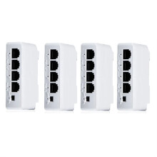 4 Porte 4 Porte da 1 un 3 Porte PoE Extender Passivo Collegabile nel Cascata IEEE802.3Af 100 Mbs per Ripetitore Trasmissione IP NVR IP