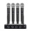 Professional Wireless Microphone System UHF 4 Channel Fixed Frequency Handheld Device for Stage, Home Parties, Churches 1