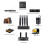 Professional Wireless Microphone System UHF 4 Channel Fixed Frequency Handheld Device for Stage, Home Parties, Churches 3
