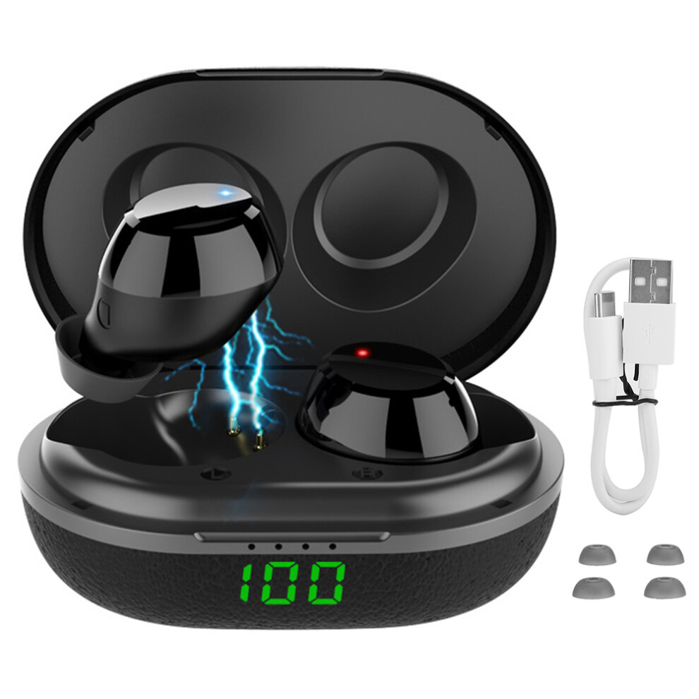 Fast Charging Bluetooth 5.3 Headphones Wireless Earbuds Ipx7 Waterproof Led Display Noise Canceling Microphone Sport Earhooks Ergonomic Design Wireles 9416038577376