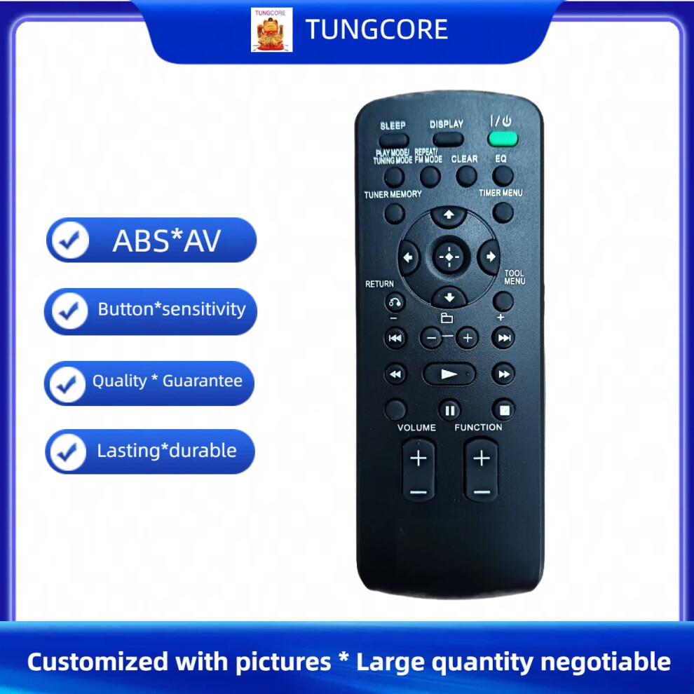 Rm-Amu009 Rmamu009 Remote Control For Sony Cmt-Fx300i Cmt-Cx4ip Cmt-Cx5bip Cmt-Fx350i Audio Stereo System Mini Hi-Fi Component 6935161408188