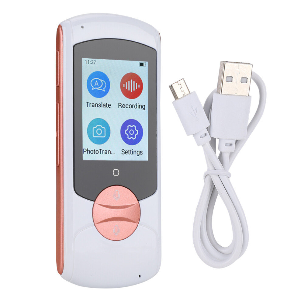 Instant Two-Way Translator Device Real Time Voice Translation Device Online Offline Photo Translation Hd Touchscreen Accurate Online & Offline Transla 9416038579349